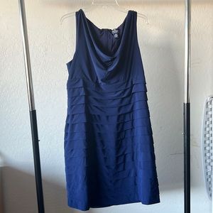 Dark Blue MIDI Dress